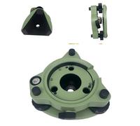 THREE-JAW GREEN TRIBRACH WITHOUT OPTICAL PLUMMET 5/8”BASE SCREW FOR TOTAL STATION THREE-JAW