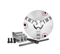 Three-jaw Manual Chuck self-Centering K11-100 K21-100 K11-125 K21-125 Lathe Machine Tool Precision Manual Fixture Positive and Negative Claws(K21-160)