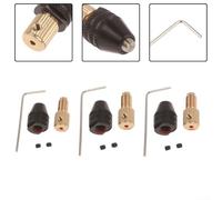 Three Jaw Mini Drill Chuck for Electric Motor Shaft, Clamping Range 0 3mm 4mm, Lightweight and Adjustable (2.0mm)