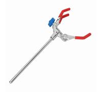 Three-jaw Rotating Clamp Clamp Retort Universal Clamp Clip Flask Condenser Test Tube Clamp for School Physics Teaching