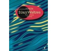 Three Jazz Waltzes piano (4 hands) (easy) Puetz Schott Music Saddle-wire stitchi