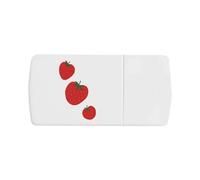 'Three Juicy Strawberries ' Pill Box with Tablet Splitter (PI00034394)