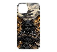 Three Kawaii Ninja Cats In Feudal Japan Prepare For Battle Case for iPhone 14 Plus