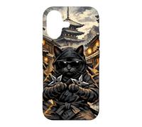 Three Kawaii Ninja Cats In Feudal Japan Prepare For Battle Case for iPhone 17