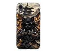 Three Kawaii Ninja Cats In Feudal Japan Prepare For Battle Case for iPhone XR
