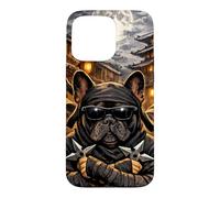 Three Kawaii Ninja Dogs In Feudal Japan Prepare For Battle Case for iPhone 15 Pro Max