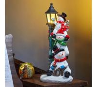 Three Kings 38cm Lamp Light Snowmen Light Up Christmas Decoration (2535148)