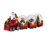 Three Kings All Aboard! Santa's Train SnowSphere