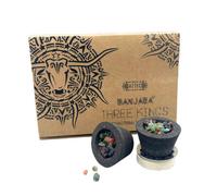 Three Kings Banjara Resin Cups - Handmade Eco-Friendly Smudge Cups (6)