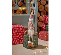 Three Kings Christmas Gingerbread Seated Weighted Base Nordic Gnome Santa Gonk 43cm Long