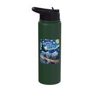 Three Kings Christmas Wise Men Holiday Van Gogh Starry Night Stainless Steel Insulated Water Bottle