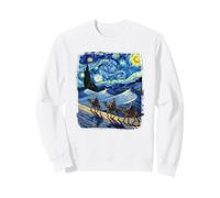 Three Kings Christmas Wise Men Holiday Van Gogh Starry Night Sweatshirt