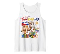 Three Kings Day Cuban Idea for Kids Cuban Día De Los Reyes Tank Top