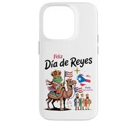 Three Kings Day Puerto Rican Women Idea & Coqui Frog Boricua Case for iPhone 14 Pro