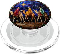 Three Kings Following Star Biblical Artwork PopSockets PopGrip for MagSafe