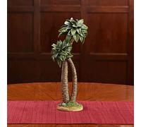 THREE KINGS GIFTS THE ORIGINAL GIFTS OFCHRISTMAS Realistic Palm Tree 12 inch Resin Stone Table Top Nativity Figurine Decoration