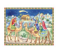 Three Kings Richard Sellmer Advent Calendar 355 x 265 mm glitter