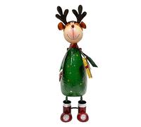 Three Kings Smart Garden Wobbling Hand Painted Christmas Character Stake Ornaments (Rudolph), Multi, ONE Size