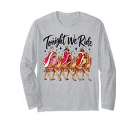 Three Kings Tonight We Ride 3 Wisemen Nativity Christmas Long Sleeve T-Shirt