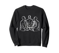 Three Laughing Monks Sweatshirt