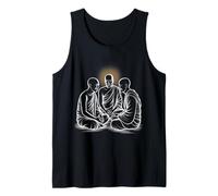 Three Laughing Monks Tank Top
