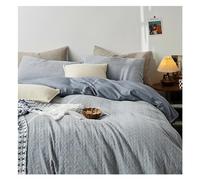 Three Layer Gauze and Four Piece Set of Pure Cotton Skin Friendly Bed Sheets, Quilt Covers, Retro Autumn Bedding, Luxury Bed in a Bag,C,King