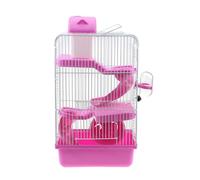 Three Layer Luxury Hamster Cage for Chinchilla with Slide Design