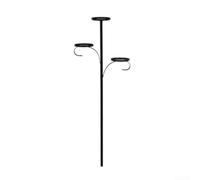 Three Layer Metal Christmas Tree Top Stand with Classic Candelabra Style for Stable Outdoor and Indoor Holiday Decoration (90cm)