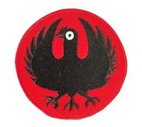 Three-Legged Crow Patch, Kumano Kodo Patch, 3 inches - Iron On/Sew On - Japan's Pilgrimage Camino, Kumano Kodo Trail Applique for Jackets, Hats, Clothes, Backpacks, Tote Bags