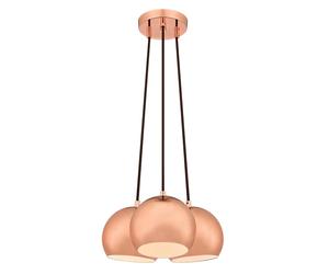 Three-Light Cluster Pendant Copper