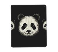 Three Lines Panda Head Mouse Pads Soft Mouse Pad Rubber Base Mousepads For Laptop Computer Gaming 25X30Cm