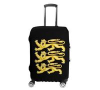 Three Lions Coat of Arms Luggage Cover Washable Suitcase Protector Anti-Scratch Suitcase Covers Fits 18-32 Inch M