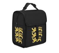 Three Lions Coat of Arms Lunch Bag Insulated for Work Picnic