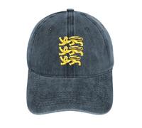 Three Lions Coat of Arms Men’s Baseball Caps with Buckle Full Cotton for Running Golf Gym Workout Sports