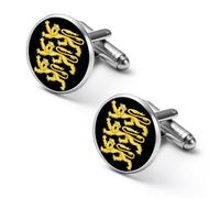 Three Lions Coat of Arms Personalized Cufflinks Vintage Tie Clip Wedding Gifts for Father Grandfather Dad