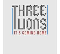 Three Lions It's Coming Home Women's T-Shirt - Grey - 4XL - Grey