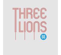 Three Lions Men's T-Shirt - Grey - 5XL - Grey