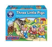 Three Little Pigs Board Game Build 3D Houses Family Game Ages 3-6 2-4