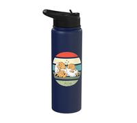 Three Little Sheeps are Sleeping soundly Sleeping Sheep Stainless Steel Insulated Water Bottle