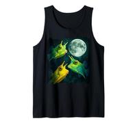 Three Longhorn Cowfish Moon, Weird Strange Cowfish Bloop Tank Top