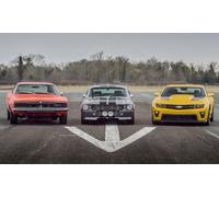 Three miles in a choice of famous movie cars