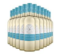 Three Mills 5% ABV British Made Crisp White Wine | Light and Refreshing White Wine | 12 x 75 ottle
