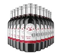 Three Mills 5% ABV British Made Fruity Red Wine | Light and Refreshing Red Wine | 12 x 75cl Bottle