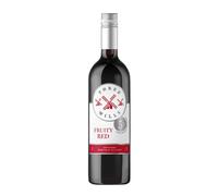 Three Mills 5% ABV British Made Fruity Red Wine | Light and Refreshing Red Wine | 75cl Bottle