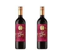 Three Mills Cherry Amaretto Mulled Wine 5% ABV | 2 x 75cl | Sweet & Spicy Festive Drink | Vegan Friendly | Smooth Amaretto with Rich Cherry Flavours | Serve Warm | Made with Imported Grape Juice