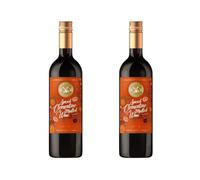 Three Mills Spiced Clementine Mulled Wine 5% ABV | 2 x 75cl | Festive Winter Warmer | Vegan Friendly | Red Berries, Cinnamon & Clove with Zesty Clementine | Serve Warm | Crafted in Norfolk