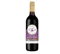 Three Mills Spiced Winter Berry Mulled Wine - 5.5% Alc/Vol - Vegan, Aromatic, Fruity And Spiced Mulled Wine - Spiced Vegan Winter Berry Mulled Wine - Warm & Flavorful Festive Beverage