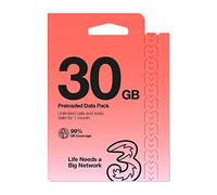 Three Mobile 30GB Data Pay As You Go SIM