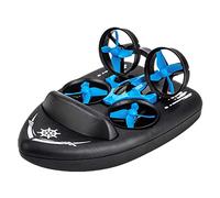 Three Modes Of Sea, Land And Air Remote Control Boat 2.4G Hovercraft Charging Remote Control Car Electric Aircraft 2.4G RC Ship Summer Outdoor Water Toys Children's Toy Boat Childr