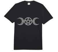 Three Moon Goddess Wicca Symbols Pagan Witchcraft Comfort Colors Adult Heavyweight T-Shirt